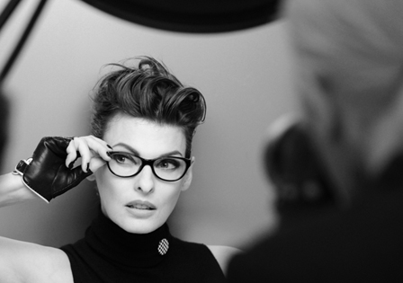 Chanel, Karl Lagerfeld, Linda Evangelista Chanel, Karl Lagerfeld, Linda Evangelista